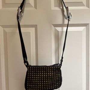 Campomaggi Italian leather black crossbody bag